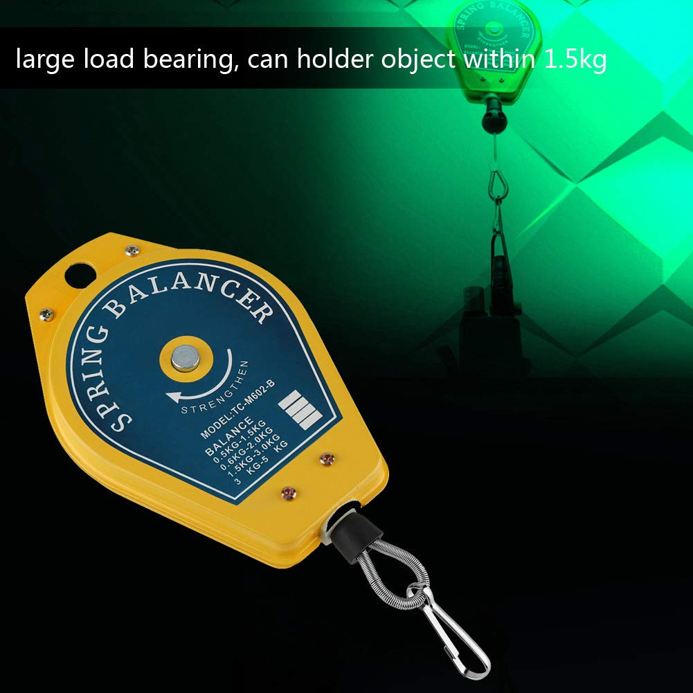 Spring Balancer,0.5-1.5Kg Retractable Balance Scales Sturdy Fixture Holder Hanging for Car Manufacturing,Factory - Image 4