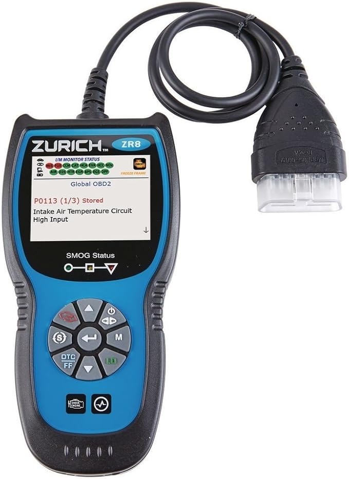 zr8 OBD2 Code Reader with Live Data for 1996 and Newer