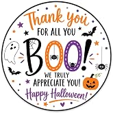 100Pcs Ghost Halloween Stickers Pumpkin Fall Stickers for Goodie Bags | Halloween Fall Labels Gift Stickers for Adults Gift Wrapping Candy Bags Party Favors