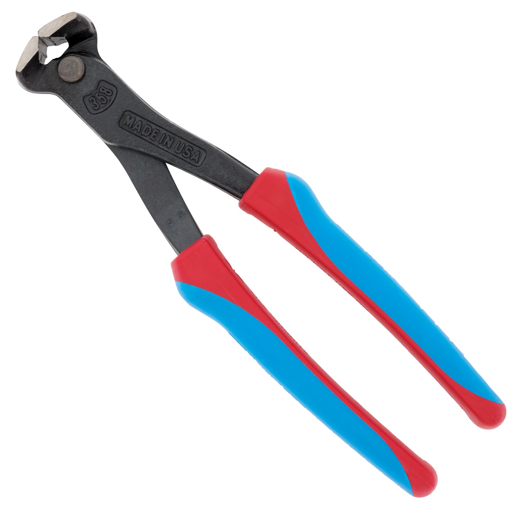 Channellock 358CB 8-Inch End Cutting Plier with Code Blue Comfort Grips