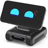 LOOI Robot-Space Black-AI Desktop Companion,ChatGPT&amp;Gemini Voice Interaction,Visual Understanding,Personality&amp;Memory,10W Wireless Charging,Tech&amp;Gadget Gift,Electronic pets,Toy,Geek,Desktop Setup
