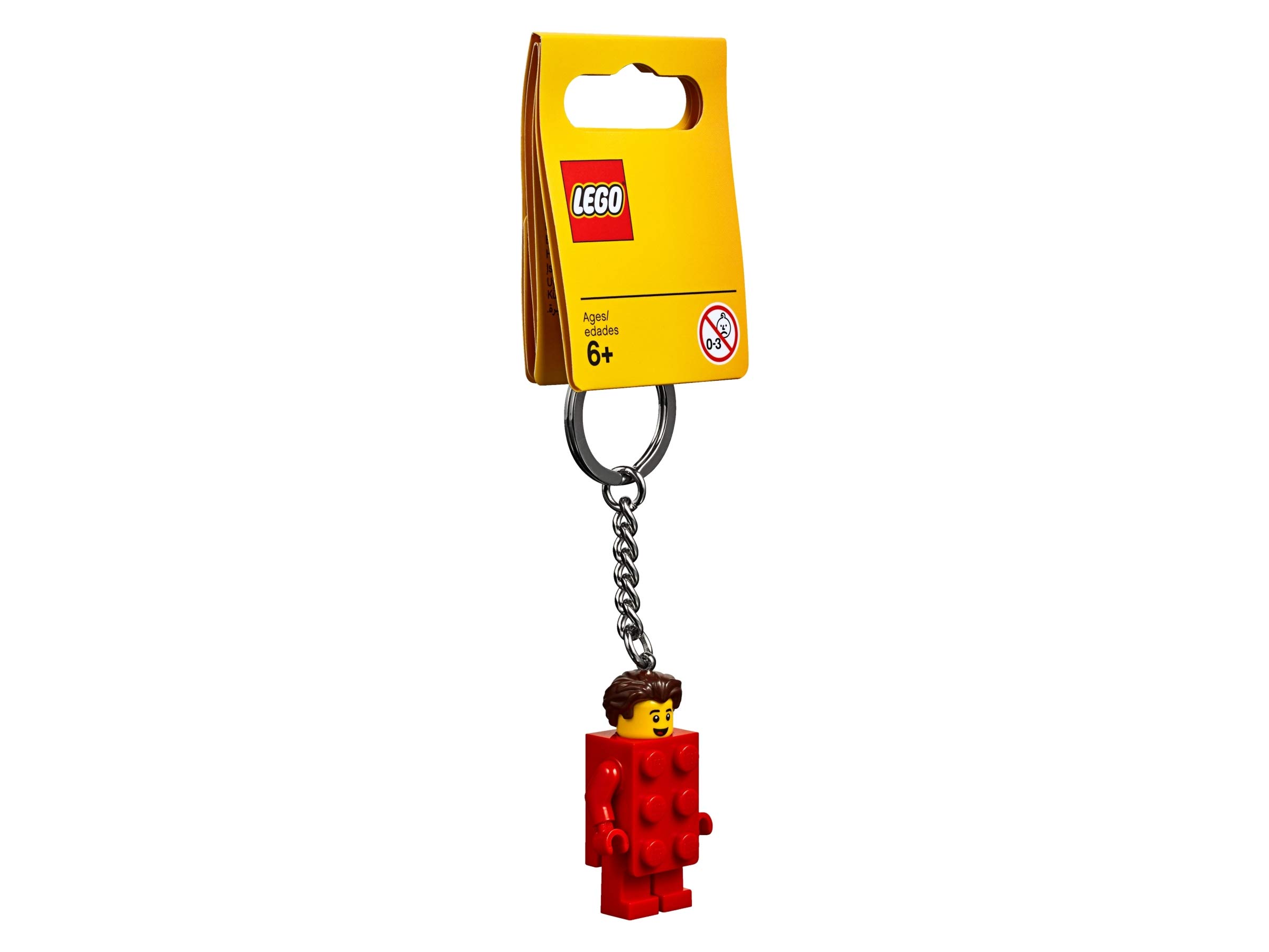 LEGO City Brick Suit Guy Minifigure Keychain 853903