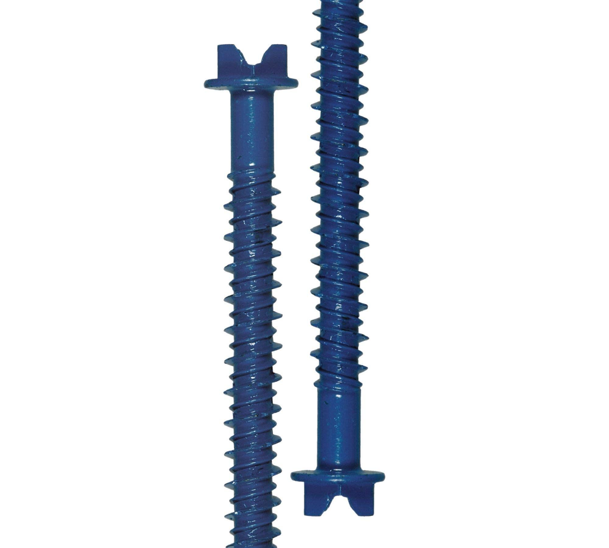 DOJA Industrial | Concrete Torx Screw 6,5mmX80mm | PACK 20 | Flat Head Countersunk Driver Bit Screw Box | Steel Zinc Plated Torx Decking Screws | Masonry/Brick/Wood/Frame/Door/Home Plug Fixings