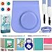 Katia Instant Camera Accessories Bundle Compatible for Fujifilm Instax Mini 9 / Mini 8+ / Mini 8 Instant Film Camera. Includes Camera Case, Album, Frame, Stickers, Strap,etc - Purple Alpaca