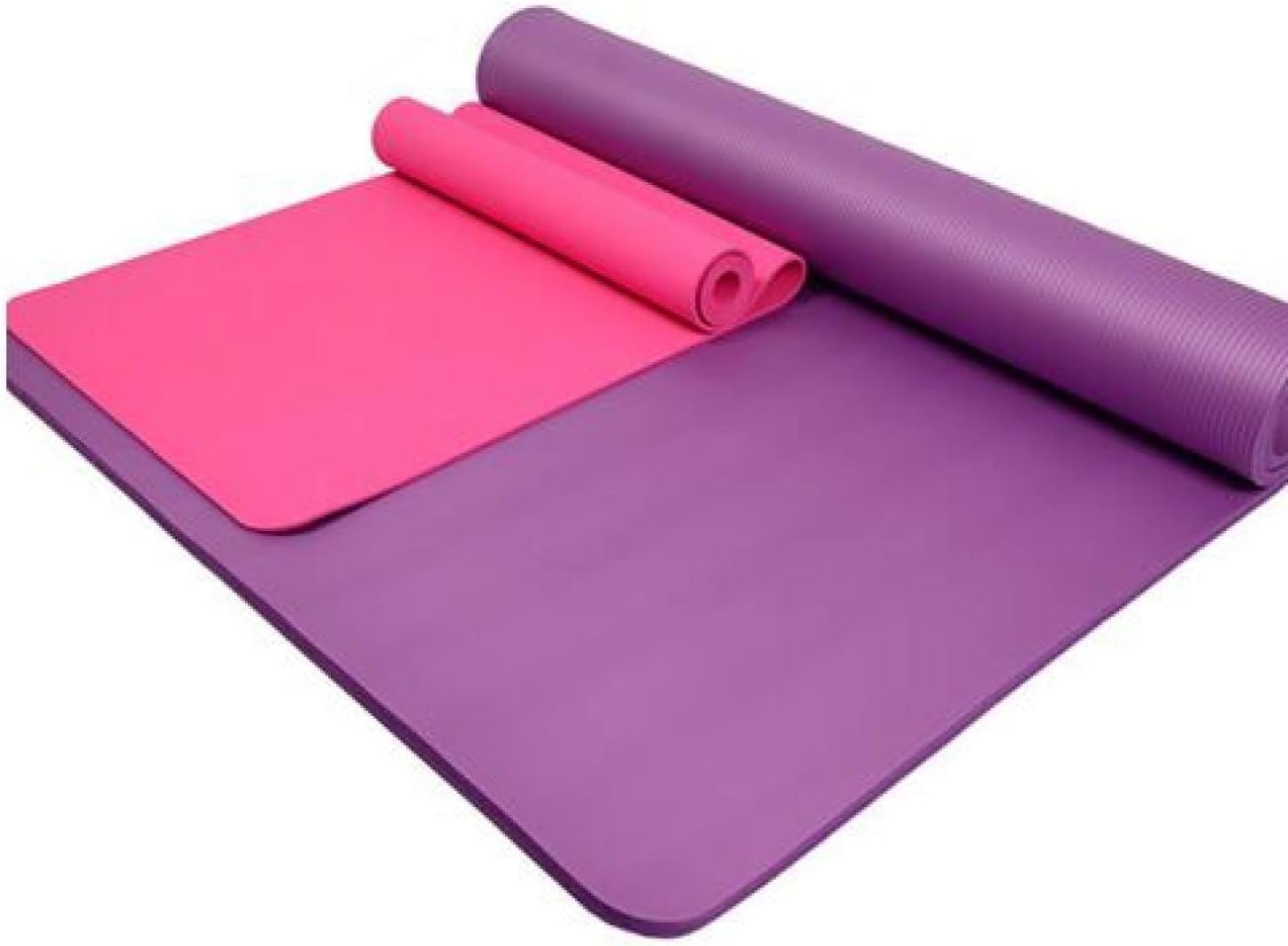 ZHANGHAOBO Yoga Mats Thickening Non-slip Yoga Mats Fitness Mats Fitness Blankets Slimming Bodybuilding Yoga Mats,Pink