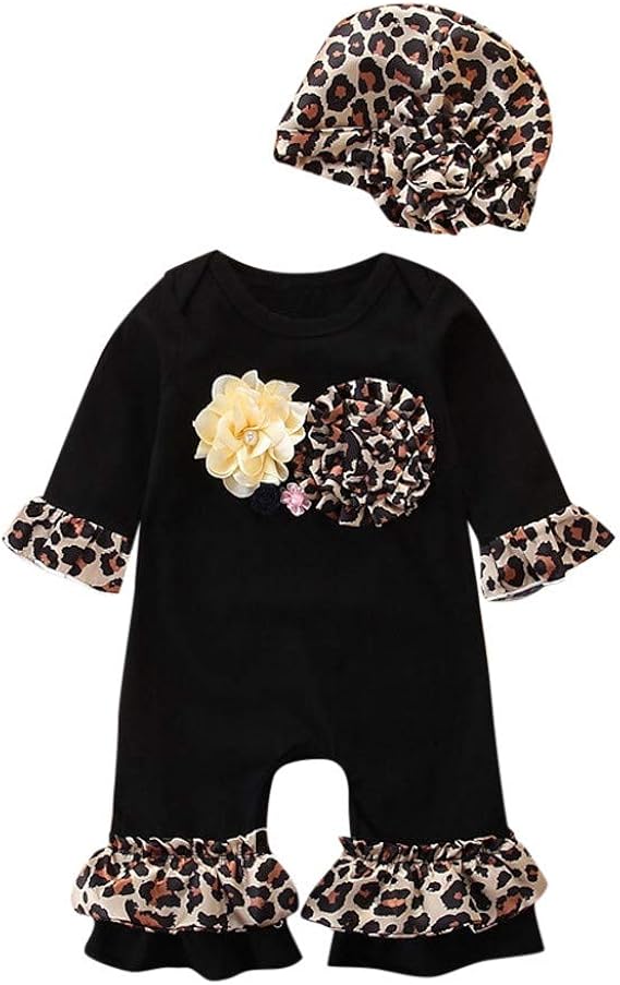 leopard long sleeve jumpsuit