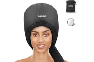 Mifine Bonnet Hood Hair Dryer Attachment - Adjustable Extra Large Bonnet Hair Dryer for Hand Held Hair Dryer with Stretchable