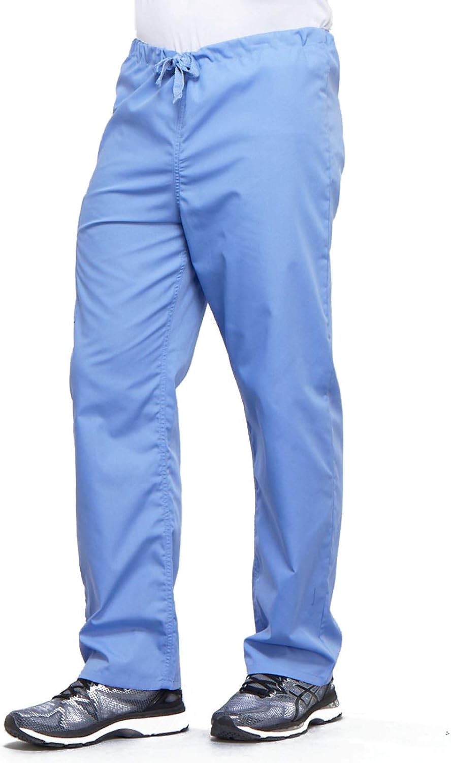 Cherokee Big and Tall Originals Unisex Drawstring Cargo Scrubs Pant, Ceil, XX-Large: Clothing