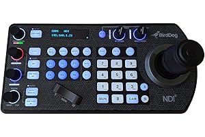 BirdDog PTZ Keyboard Controller with NDI, VISCA, RS-232 & RS422, Comms Compatible