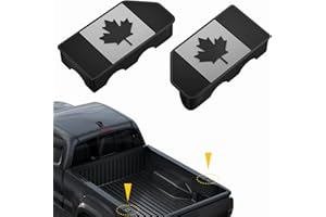 Canadian Flag Stake Pocket Covers for 2019-2025 Chevy Silverado/GMC Sierra 1500, 2020-2025 GMC Sierra 2500/3500HD, Truck Bed 