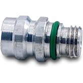 Suspenix High Pressure AC valve, Air Conditioning Service Port Compatible with GMC Chevy Select Models (Upgraded Aluminum)