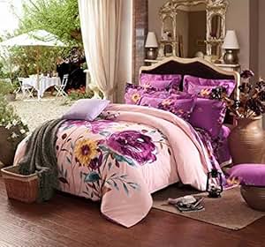 Amazon.com: Ttmall Twin Full Queen Size 100% Cotton