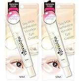 Sana Nameraka Honpo Soy Milk Isoflavone Wrinkle Eye Cream, 20g, Set of 2