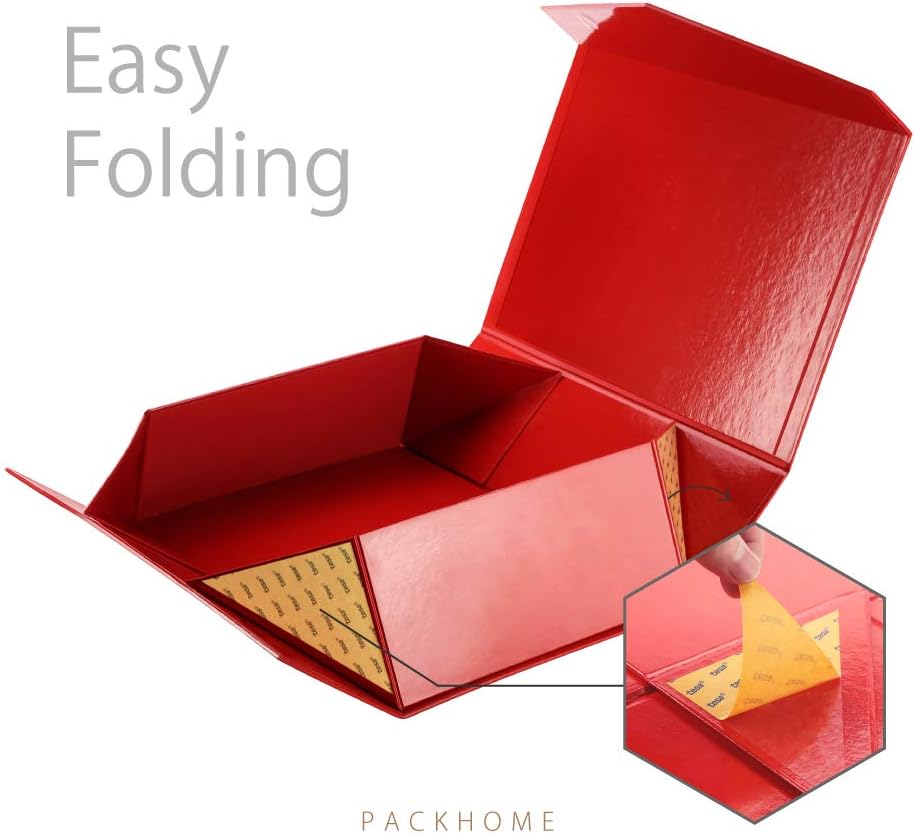 PACKHOME Caja de regalo grande de 35,5 x 24 x 11,5 cm, caja ...