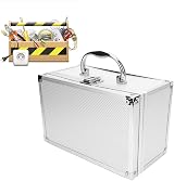 Genericer Aluminum Alloy Portable Tool Box Lockable Storage Display Case view 5
