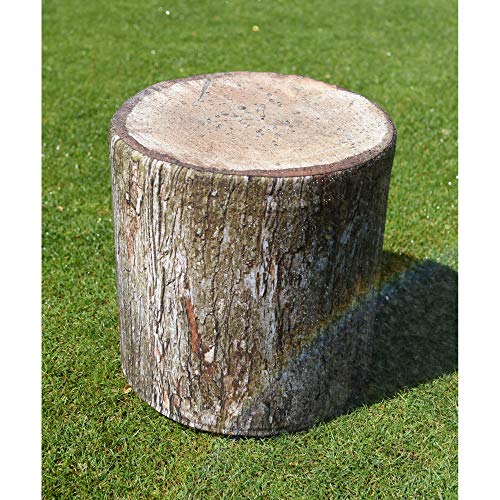 Delsit Woody Outdoor Pouf Ottoman European Made, Lightweight