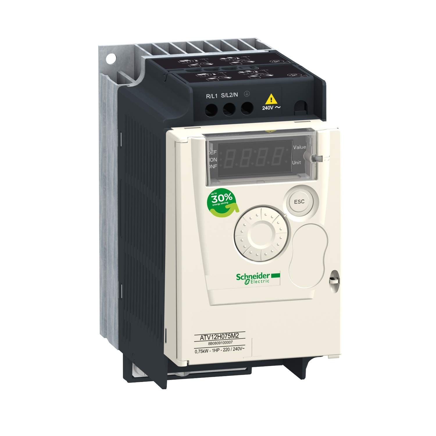 Best Price Square DRIVE, V/S, 0.5-400HZ, 240V, 750W, 1PH ATV12H075M2 By SCHNEIDER ELECTRIC