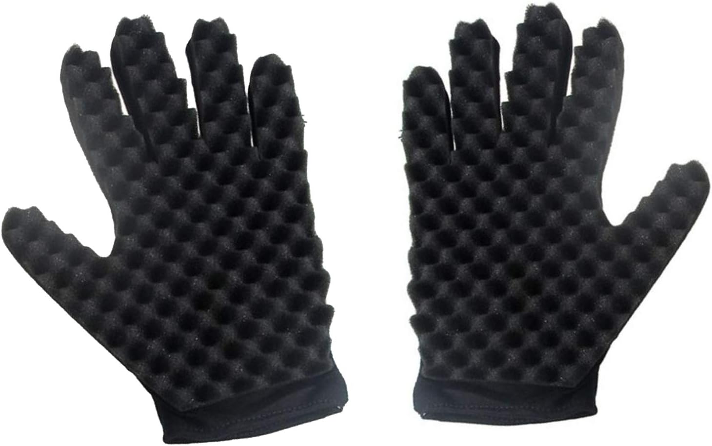 Magic Curly Sponge Gloves, Airlxf 2PCS Curl Hair Sponge