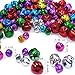 Adam Victor Craft Kits and Supplies 100 Mix Colorful Christmas Jingle Bells