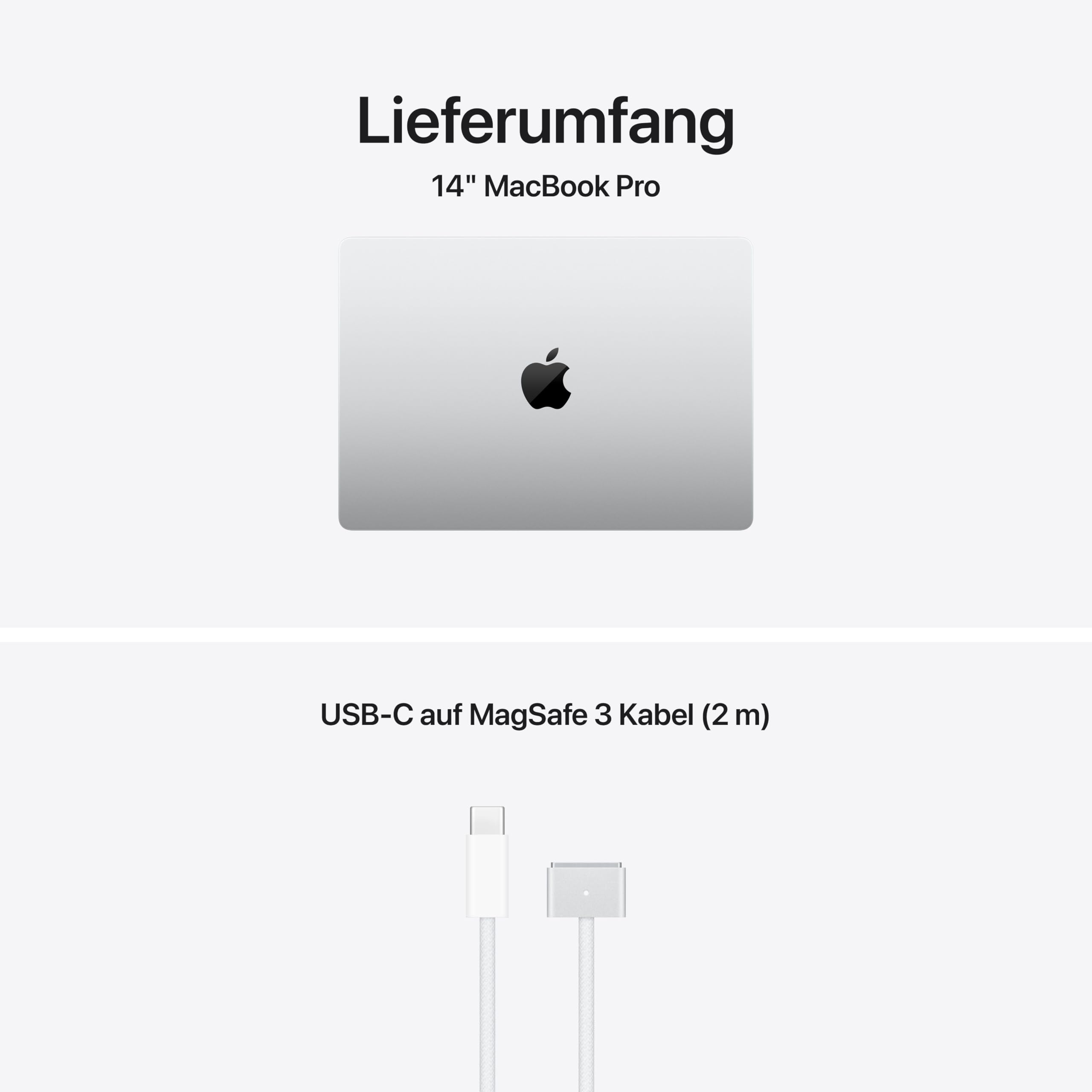 Apple MacBook Pro Laptop mit M5 Pro Chip mit 15-Core CPU und 16-Core GPU: Entwickelt für KI, 14,2" Liquid Retina XDR Display, 24 GB gemeinsamer Arbeitsspeicher, 2 TB SSD, WLAN 7; Silber 6