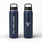 Voli 24oz Stainless Steel Insulated Water Bottle | Double-Wall Vacuum Insulation | Leak-Proof, BPA-Free, Lightweight & Durable | Easy-Sip Cap, Dishwasher Safe | Hot & Cold Drinks, Everyday Use