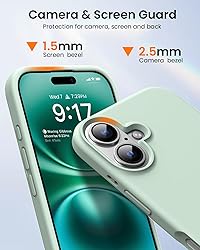 OuXul Designed for iPhone 16 Case 6.1"- Slim Liquid