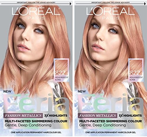 L Oreal Paris Feria Permanent Hair Color Rose Gold 2 Count Amazon Ca Beauty