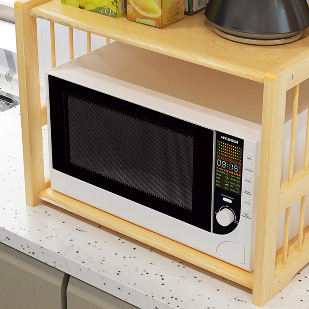 Estante De Madera para Horno De Microondas De Tres Niveles Estante ...