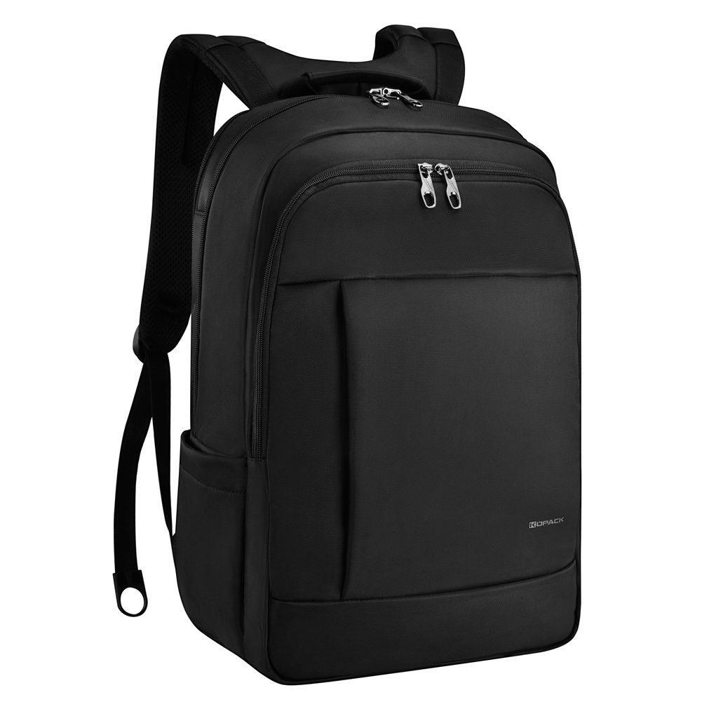 kopack Deluxe Black Waterproof Laptop Backpack 15.6 17 Inch Travel Gear