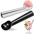 HANSGO Ice Cream Scoop, 2PCS 7 inches Nonstick Anti-Freeze Ice Cream Scooper One Piece Aluminum Design Dishwasher Safe