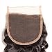 Unice Hair 4x4 Free Part Lace Closure Brazilian Curly Virgin Human Hair Lace Closure Natural Black  (20)