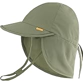 FURTALK Baby Sun Hat Summer Beach Hat UPF 50+ Adjustable Soft Baby Swim Hat with Neck Flap