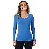 Cuddl Duds Softwear with Stretch Long Sleeve V-Neck
