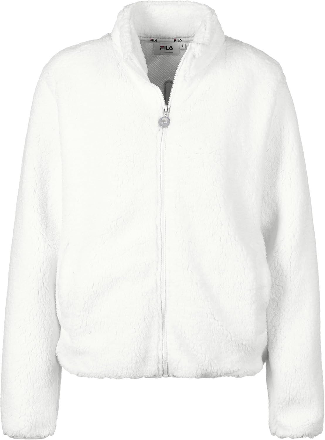 fila white fleece jacket
