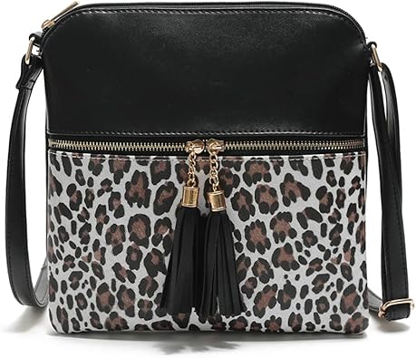 animal print crossbody purse
