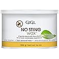 GiGi No Sting Hair Removal Soft Wax with Kava Kava, Gentle Formula for Sensitive Skin, 14 oz, 1-pack