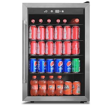 Northair - Enfriador de bebidas y nevera con puerta reversible de ...