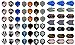 New 21 Sets (63 Pieces) of Darts 2d and Aluminium Flights Assorted Wholesale