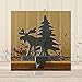 Moose and Tree Stocking Hanger - Set of 2