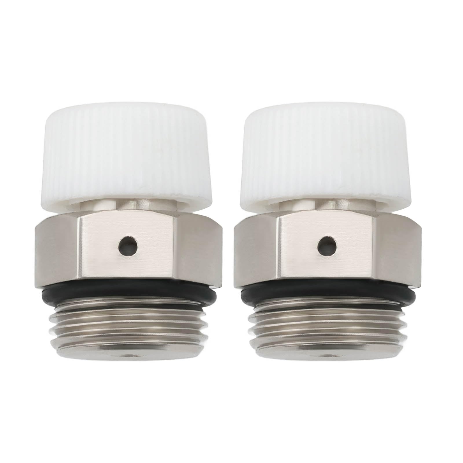 Be In Your Mind 2Pcs 3/8 Inch Automatic Vent Valve Copper Ventilation Valves Drain Valve for Automatic Air Release in Exhaust Ports and Radiators