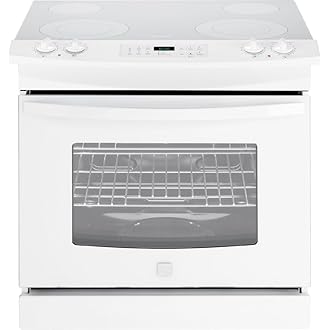 glass top drop in electric range