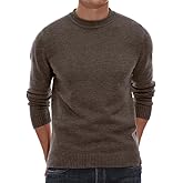 Sailwind Men's Crewneck Sweater Soft Casual Sweaters for Men Classic Pullover Sweaters with Ribbing Edge