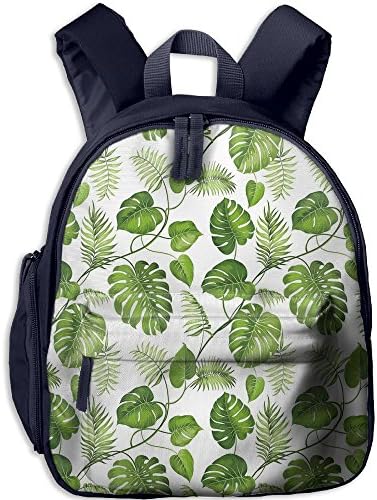 Mkajkkok Brazilian Rainforest Foliage Nature Ivy Swirls Palm Banana Trees Leaves Art Print Decorative You Are My Sunshine Backpack 3D Printing School Bag.