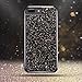 ESR iPhone 8 Plus Case, iPhone 7 Plus Case, Glitter Bling Hard Cover with Dual-Layer Structure [Hard PC Back Exterior + Soft TPU Interior] for The iPhone 8 Plus/7 Plus(Black)