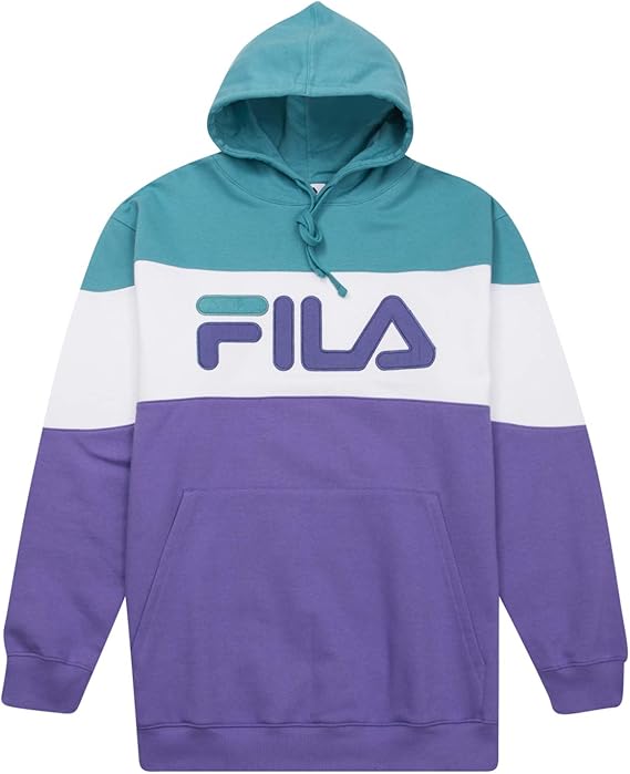 purple fila hoodie