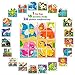 Quokka Wooden Blocks Puzzles for Babies and Toddlers 1 2 3 Year Olds | 24 Educational Images for Kids Ages 1-3 Crafted on Wood | Preschool Learning Toys for Boys and Girl | 16 Big Blocks for Games