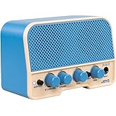 JOYO Combo Guitar Amplifier Bluetooth 5W Recharging Small Mini Practice Headphone Guitar Amp with Clean & Overdrive Channels 