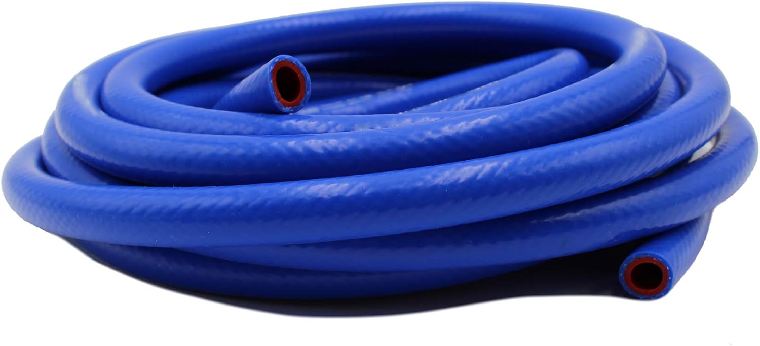3/8" ID High Temp Reinforced Silicone Heater Hose 25 feet