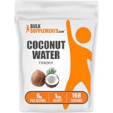 BulkSupplements.com Coconut Water Powder - Electrolyte Supplement, Water Flavoring &amp; Enhancer - No Sugar Added &amp; Gluten Free, 6g per Serving, 1kg (2.2 lbs) (Pack of 1)