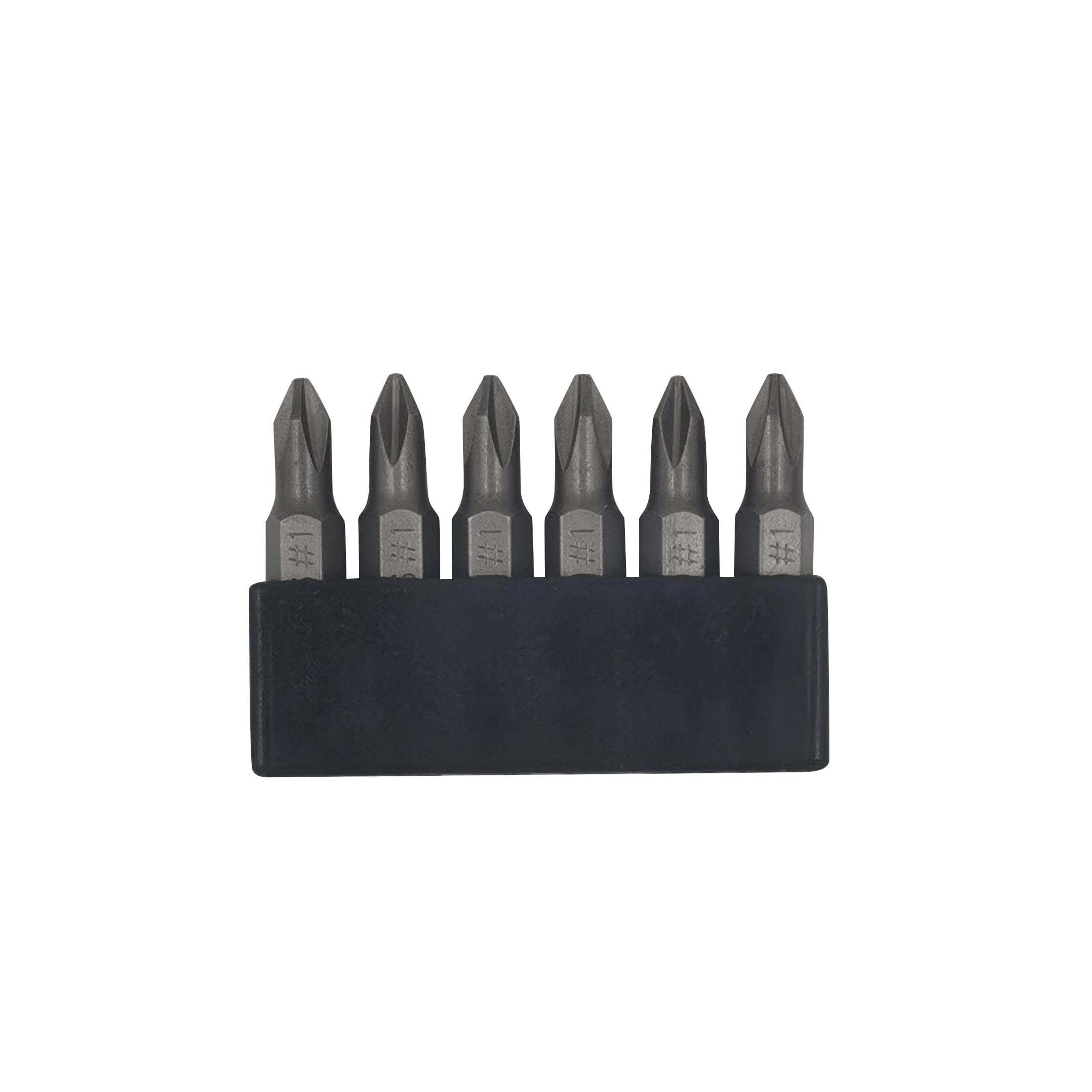 6Pcs 35mm JIS Screwdriver Bit Set with Magnetic Tip, 1/4 Hex Shank, S2 Alloy Steel & 6-Slot Storage Strip – Perfect for Japanese Motorcycles, Cars, Bicycles, and Equipment (#1x6)